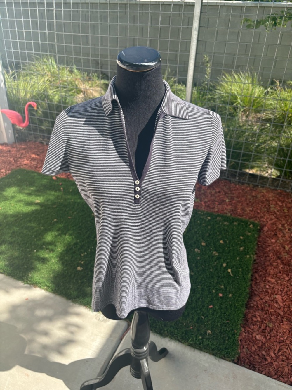 Loro Piana Striped Short-Sleeve Polo
